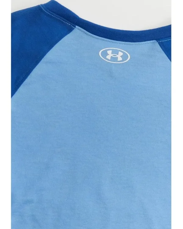 Under Armour Kids Ua Wordmark Raglan Long Sleeve Tee (Little Kids/Big Kids) | Kids/BOY Shirts & Tops