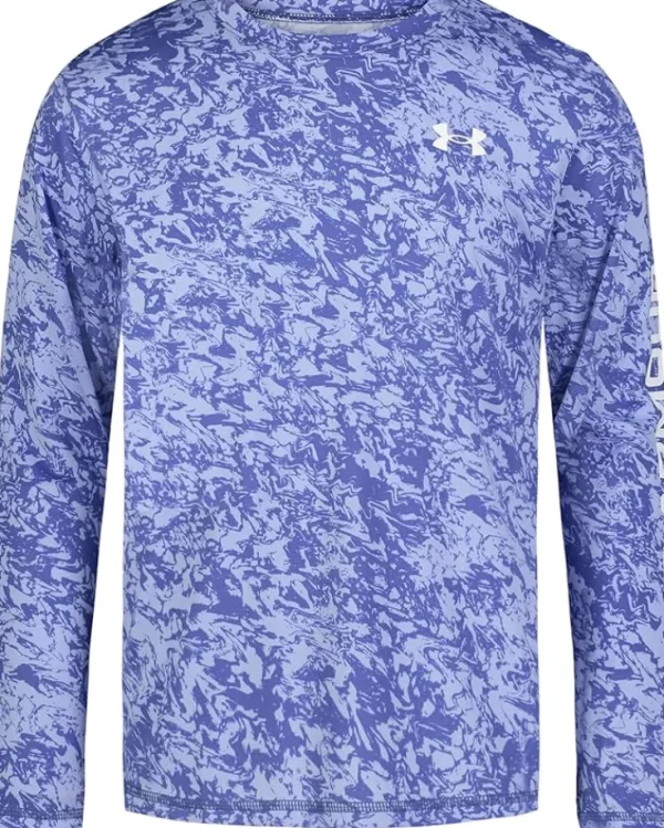 Under Armour Kids Undertow Logo Upf Long Sleeve Shirt (Big Kid) | Kids/BOY Shirts & Tops