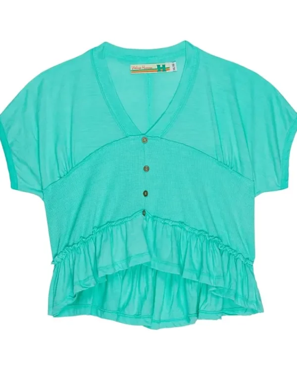 Vintage Havana Kids Uneven Flow Top (Little Kids/Big Kids) | Kids Shirts & Tops