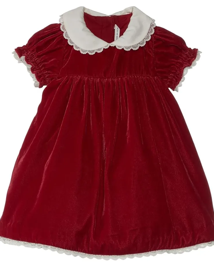 velvet_lace_collar_dress__0.webp Janie and Jack Velvet Lace Collar Dress (Infant) | Kids Dresses