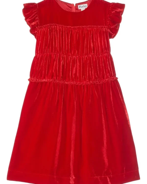 Hatley Kids Velvet Smock Panel Dress (Toddler/Little Kids/Big Kids) | Kids Dresses