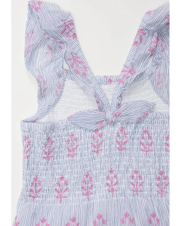 Hatley Kids Wildflower Seersucker Smocked Dress (Toddler/Little Kid/Big Kid) | Kids Dresses