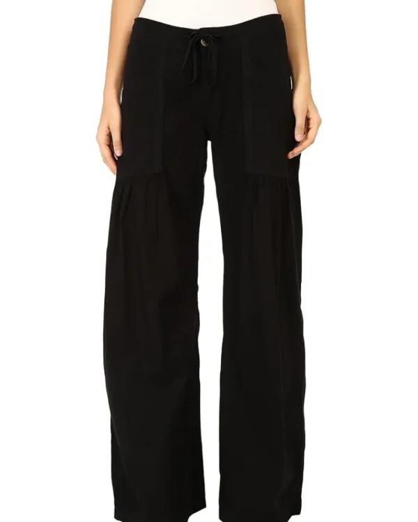 XCVI Willow Wide Leg Stretch Poplin Pants | Women Pants